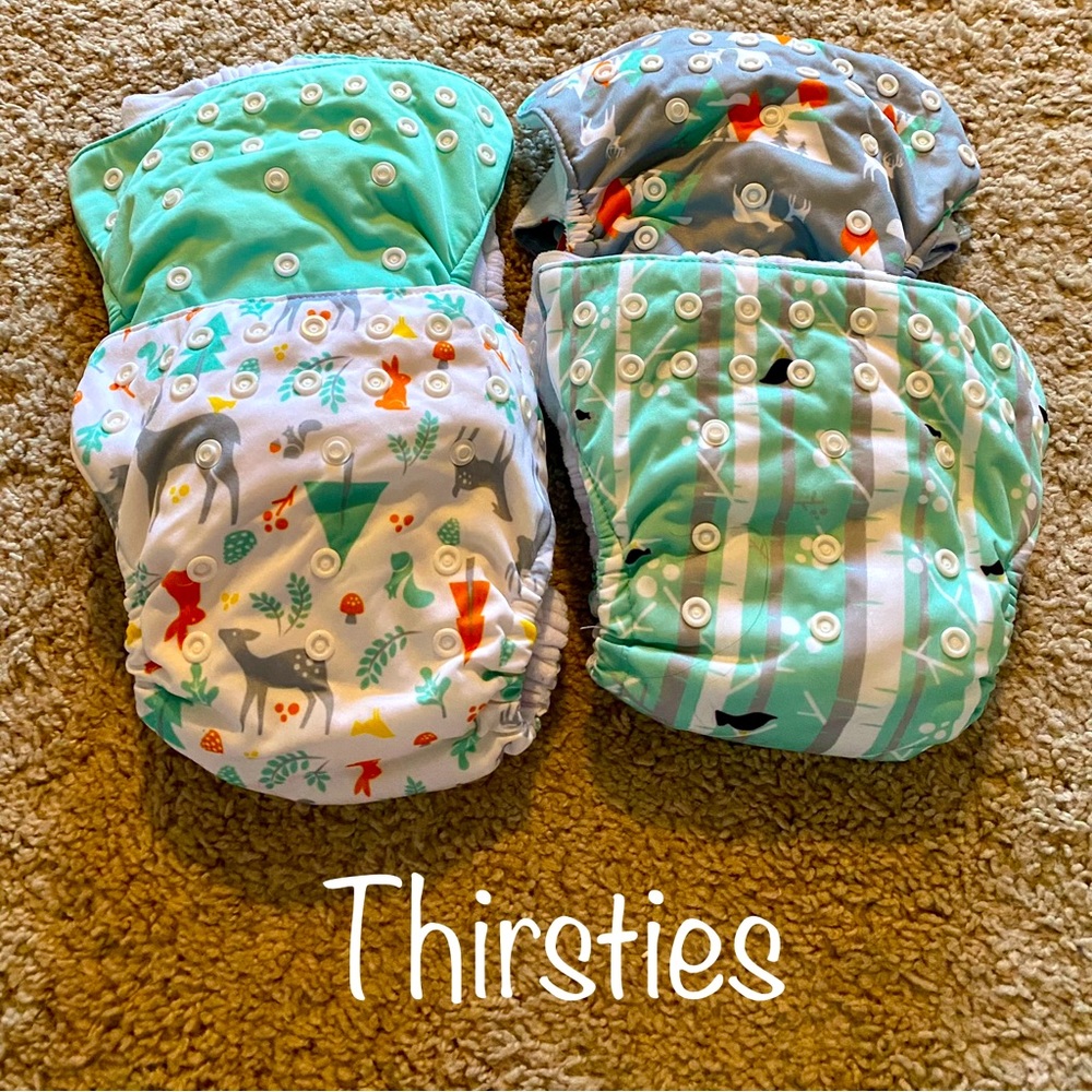 Thirsties All in One cloth diapers